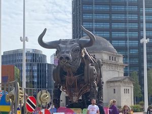 Supporting image for story: Calls to keep Birmingham 2022 Raging Bull as it pulls in city centre crowds
