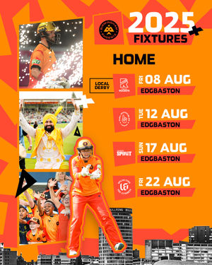 Birmingham Phoenix 2025 Fixtures