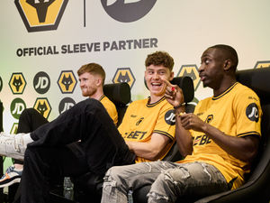 Supporting image for story: Wolves players meet fans at JD event