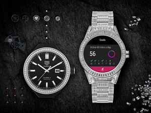 Supporting image for story: This diamond-studded Tag Heuer smartwatch will set you back £130,000