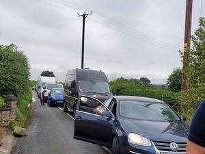 Supporting image for story: Police called to report of stuck lorry in A41 diversion traffic 'chaos'