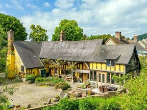 Supporting image for story: Inside Grade II listed south Shropshire school house with a river in its garden which is up for sale