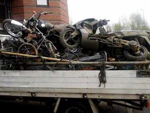 Supporting image for story: Harley bike is top find in canal blitz