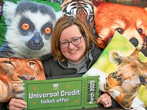 Rachel Hickman promotes the Dudley Zoo special offer.