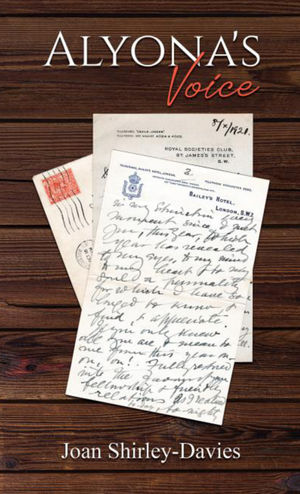 The real-life love letters which inspired the novel are used on the front of the book.