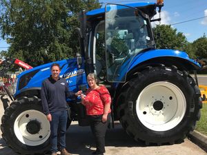 Supporting image for story: Tractor trek for Pauline
