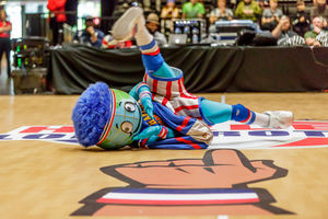 The Harlem Globetrotters in Birmingham. Credit: Chris Bowley