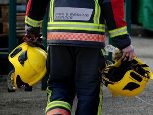 Supporting image for story: Firefighters tackle tree blaze near Shrewsbury