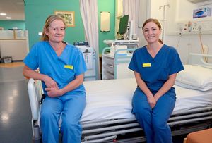 Nurse specialists Stacey Pinches and Ellie Forsey