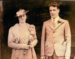 Jack Brown, on the day he married Grace.