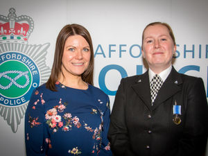 Supporting image for story: Two officers awarded for 40 years’ service at Staffordshire Police