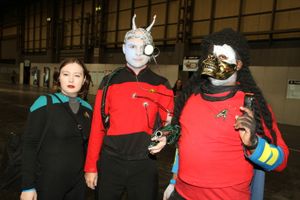 Dressed up to thrill. Photos by: Graham Martin