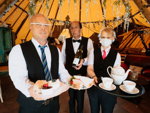 Supporting image for story: Enjoy tea in a tipi as Shrewsbury wedding venue diversifies