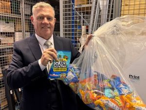 Supporting image for story: Council warns over 'illegal' Jolly Ranchers sold in Staffordshire shops as cancer links announced - see which products are listed as 'dangerous' below