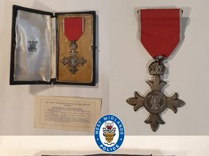 Supporting image for story: Police hoping to reunite prestigious MBE medal with rightful owner – can you help?