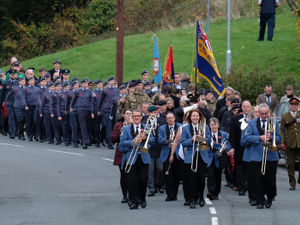 Supporting image for story: 20 poignant pictures from Remembrance Sunday services in Llandrindod Wells, Penybont, Builth Wells and Rhayader