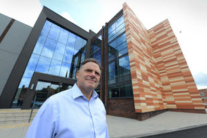 Chief executive Ralph Findlay outside the Marston's headquarters in Wolverhampton