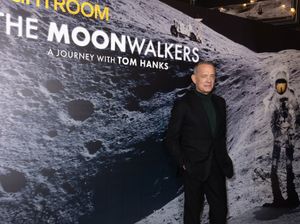 Supporting image for story: Tom Hanks predicts the first woman will step on to the moon in next few years