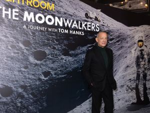 Supporting image for story: Tom Hanks predicts the first woman will step on to the moon in next few years