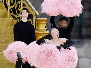 Supporting image for story: Lady Gaga sings in French during performance at Paris Olympics opening ceremony