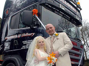 Supporting image for story: Here comes the bride in a 44-tonner