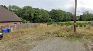 The site behind The Pheasant Inn at Admaston in Telford is currently scrub land. Picture: Google Maps