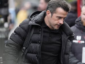 Fulham manager Marco Silva arrives at the ground ahead of the match