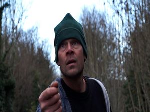 A middle-aged man continues the pursuit of the £20 note