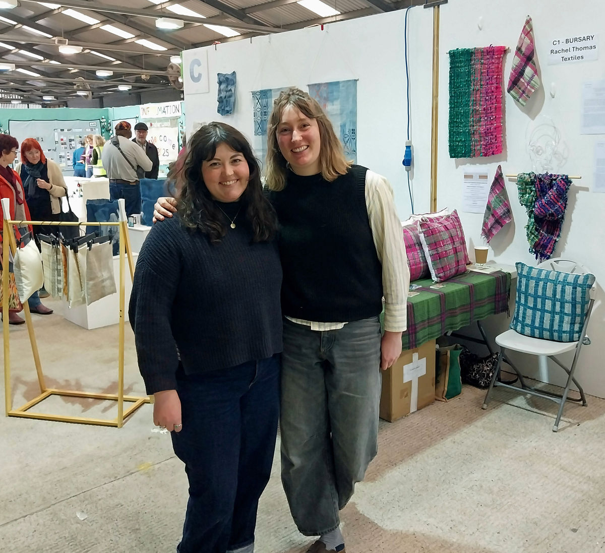 Wonderwool Wales bursary winners preparing for New Designers showcase