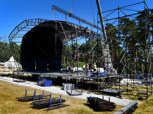 Supporting image for story: Forest Live 2018: Stage construction begins ahead of Cannock Chase concerts this weekend - with pictures