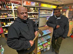 Supporting image for story: Pair armed with axe take on hammer raiders in Tipton