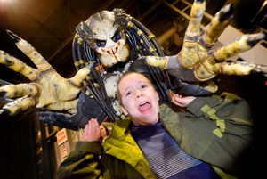 A predator with Elijah Williams-Oneil, 11, from Walsall