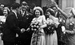 Marriage to Eirlys in 1949.
