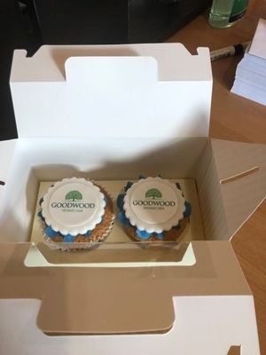 Every client at Goodwood received a cake