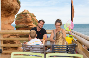 The views from Pebbles Restaurant are spectacular