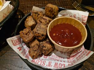 You could eat these cubes of brisket all night