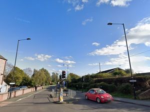 Supporting image for story: Car crashes into lamp post in Ellesmere - police and firefighters on scene