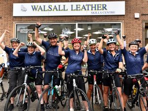 Supporting image for story: Saddlers take on 174-mile Walsall to London charity cycle ride to shine spotlight on traditional leathermaking skills