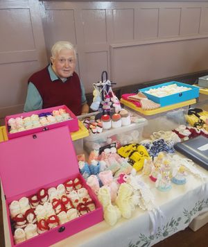 The craft fair at St Michael's Catholic Church in Penn, Wolverhampton, held in July