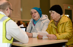 Inside Bilston Town Hall