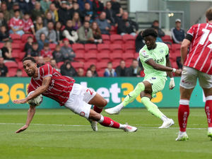 Supporting image for story: West Brom's Josh Maja out for eight weeks with ankle ligament damage