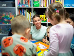 Supporting image for story: Coleen Rooney says Unicef support for Ukrainian families is a ‘lifeline’