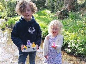 Supporting image for story: Harry and Elsie organise duck race in aid of Shropshire hospice