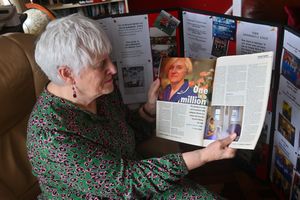 A proud moment when she was featured in the Nursing Standard in 1998 