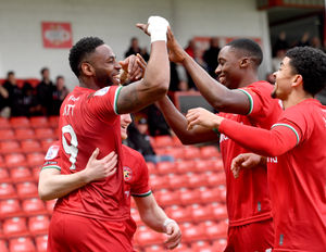 .Jamille Matt celebrates his goal