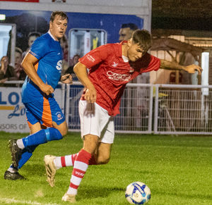 Tommy McNally for Whitchurch Alport (Picture: Liam Pritchard)