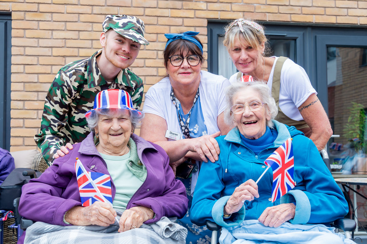 VE Day 80 celebrated in style at Shrewsbury care home