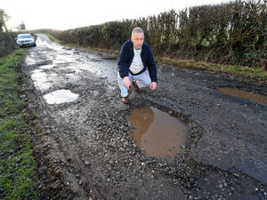 Supporting image for story: Potholed road is 'accident which will happen sooner or later' - council action 'laughable'