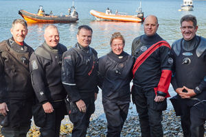 Cameron Cromwell, Simon Smith, Kevin Phillips, Lindsay Brown, Phil Grigg and project leader Mark Paisey