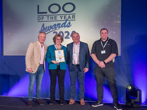 Supporting image for story: Telford toilet company celebrates after winning three categories at the 'Loo of the Year Awards'